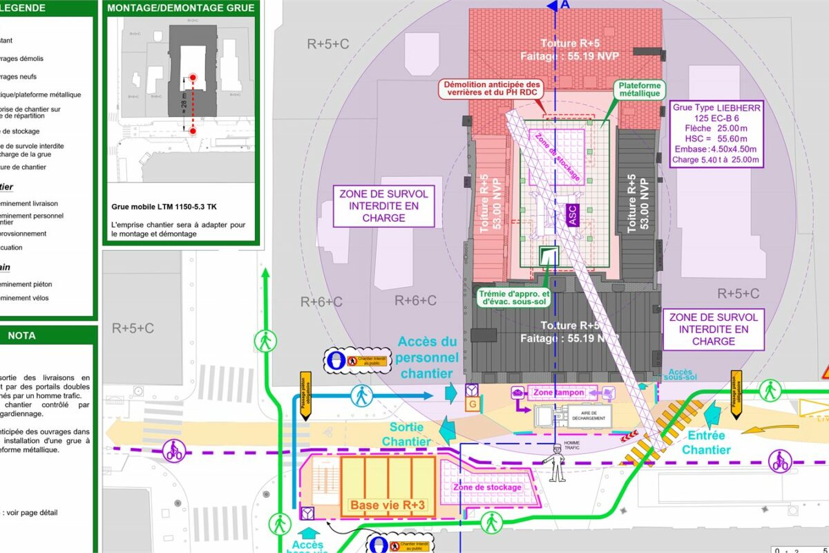 Plan d&rsquo;installation de chantier