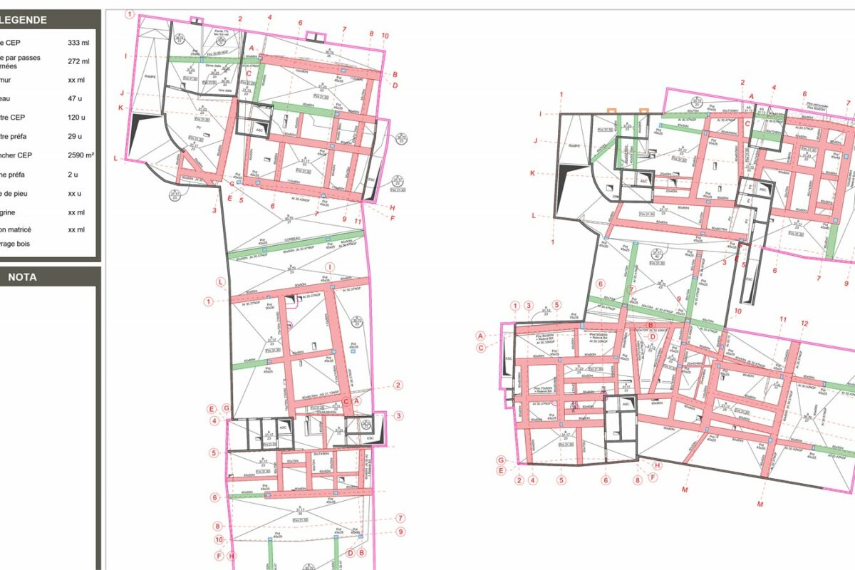 Modes constructifs & métrés opérationnels